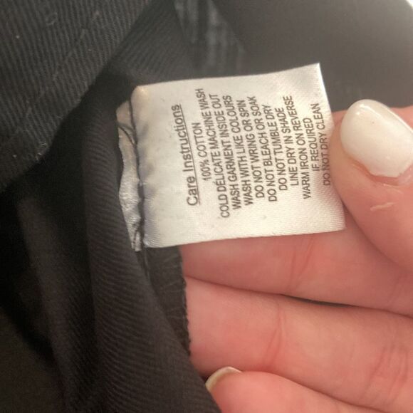 NEW Princess Highway 100% Cotton Take Me Anywhere Black Long Sleeve Shirt Dress - Picture 9 of 10